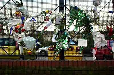 Floral tribute, Brixton