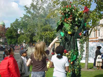 Green Man, Car Free day, Brixton