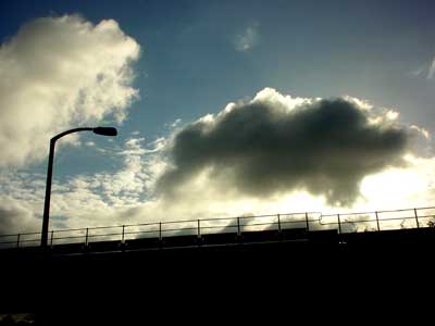 Winter clouds, Brixton