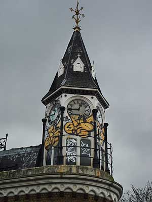 Bradys Clock Tower, Atlantic Road, Brixton, Lambeth, London, England SW9