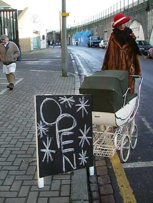 Open for business, Brixton Station Road, Brixton, Lambeth, London, England SW9