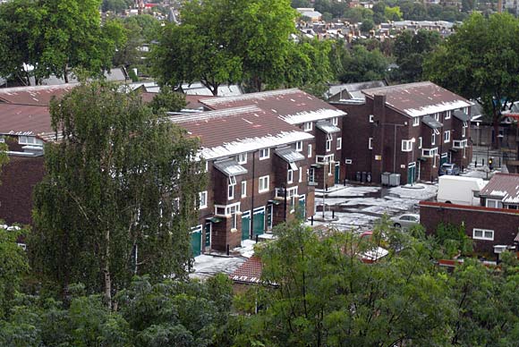 Summer hailstorms in Brixton, 3rd July 2007