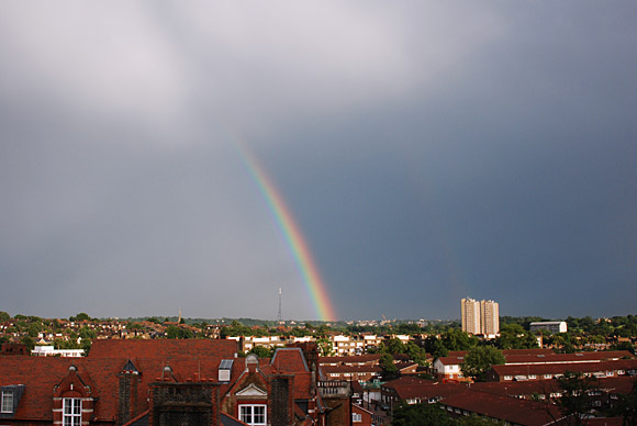 Summer hailstorms in Brixton, 3rd July 2007
