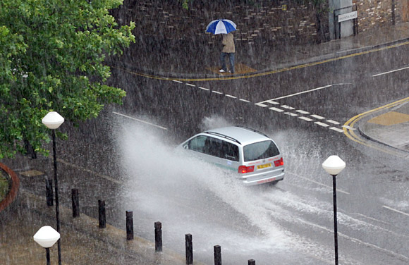 Summer hailstorms in Brixton, 20th July 2007