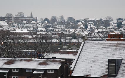 Snow in Brixton, London SW9, January 2007