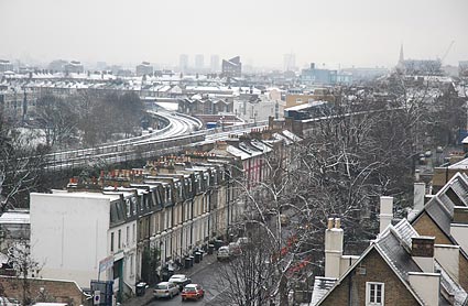 Brixton Snow, 24th January, 2007 Brixton, London SW9