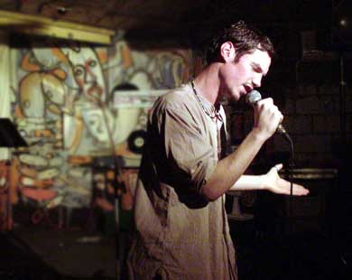 Bloke in action