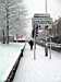 Coldharbour lane in the snow, Brixton, London