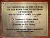 Brixton Bomb plaque, Atlantic Ave London