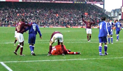 Arsenal 2 Cardiff City 1, FA Cup 3rd Round, 7th January 2006