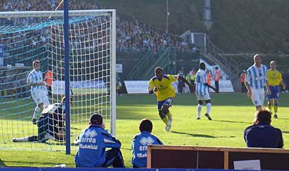Brighton 1 Cardiff City 2 Saturday 15th October 2005, Coca-Cola Football League Championship