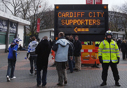 Cardiff City 1 Barnsley 0, FA Cup semi final, Wembley, 6th April 2008