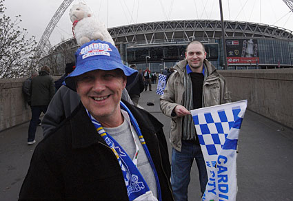 Cardiff City 1 Barnsley 0, FA Cup semi final, Wembley, 6th April 2008