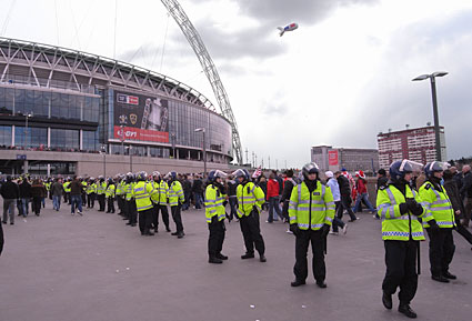 Cardiff City 1 Barnsley 0, FA Cup semi final, Wembley, 6th April 2008