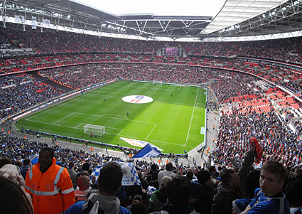 Cardiff City 1 Barnsley 0, FA Cup semi final, Wembley, 6th April 2008