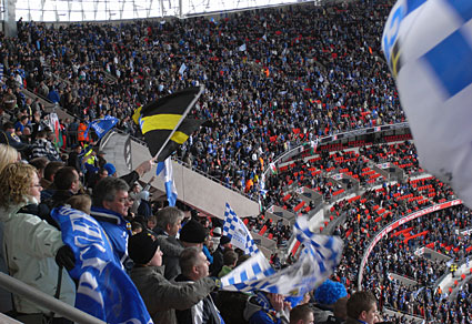 Cardiff City 1 Barnsley 0, FA Cup semi final, Wembley, 6th April 2008