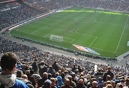 Cardiff City 1 Barnsley 0, FA Cup semi final, Wembley, 6th April 2008