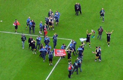 Cardiff City 1 Barnsley 0, FA Cup semi final, Wembley, 6th April 2008