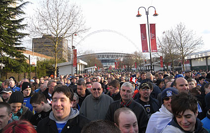 Cardiff City 1 Barnsley 0, FA Cup semi final, Wembley, 6th April 2008