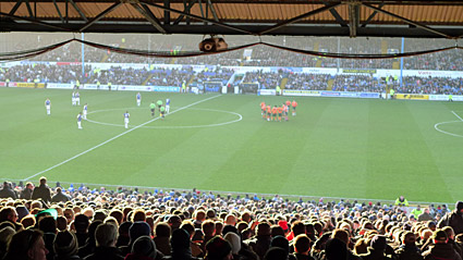 View from the Bob Bank, Cardiff 1 Plymouth Argyle 0 Championship, December 28th 2008, Ninian Park, Cardiff