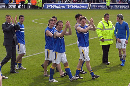 Cardiff 3 barnsley 0 Championship, May 4th 2008, Ninian Park, Cardiff