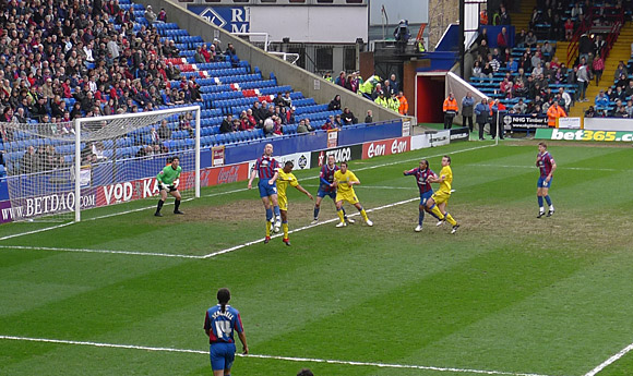 Crystal Palace 1 Cardiff City 2, Championship, Selhurst Park, south London, 27th March 2010