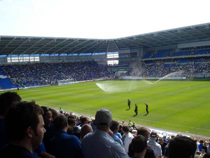 Cardiff 4 Scunthorpe United 0 Championship, August 8th 2009, Cardiff City Stadium, Cardiff