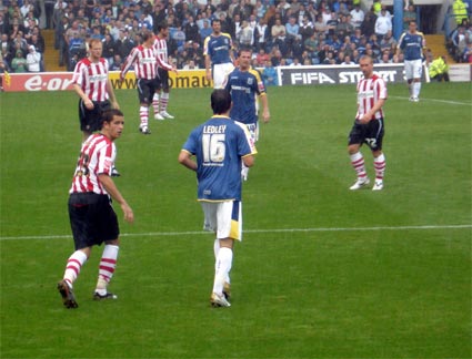 Cardiff 2 Southampton 1 Championship, August 9th 2008, Ninian Park, Cardiff