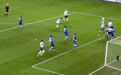 Tottenham Hotspur 4 Cardiff 0 FA Cup 3rd Round replay January 17th 2007, White Hart Lane, London