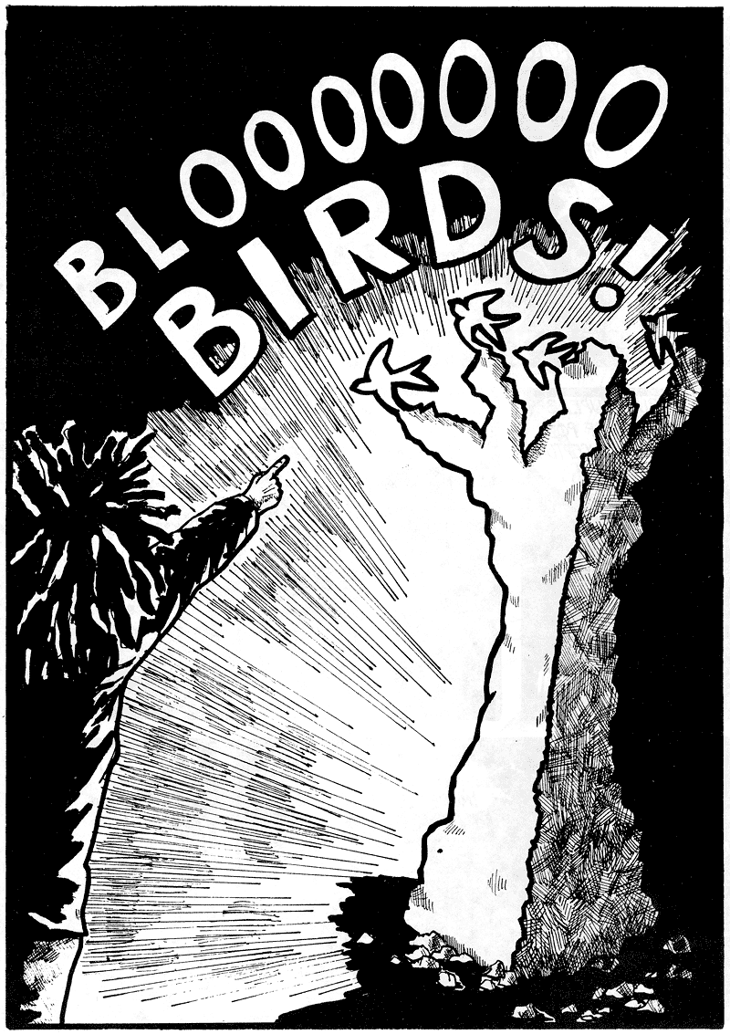 Bluebird Jones Cardiff City FC inspired comic strip