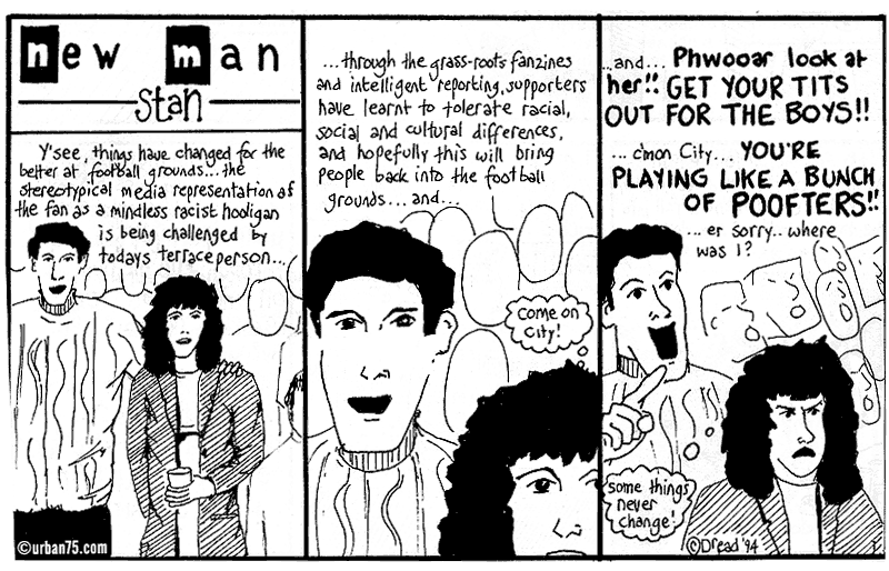 Footie shorts, a collection of strips from Bluebird Jones, football comic
