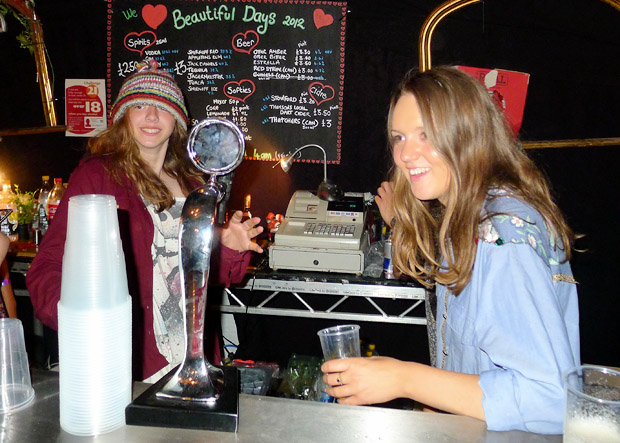 Beautiful Days festival, August 2012 at Escot Park, Nr Fairmile, Devon, England, EX11 1LU, with bands, performers, dance, theatre, comedy and more
