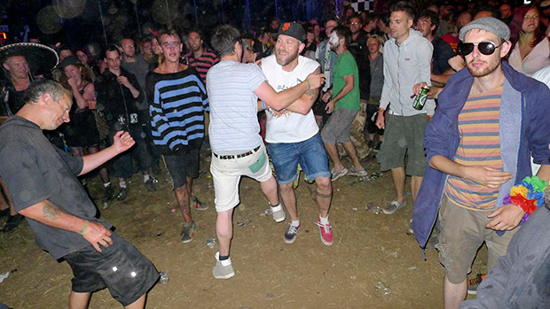 Night photos from Boomtown Fair festival 2013 at The Bowl, Matterley Estate, nr. Winchester, Hampshire with music, theatre, comedy and art, Thursday 8th -Sunday 11th August 2013