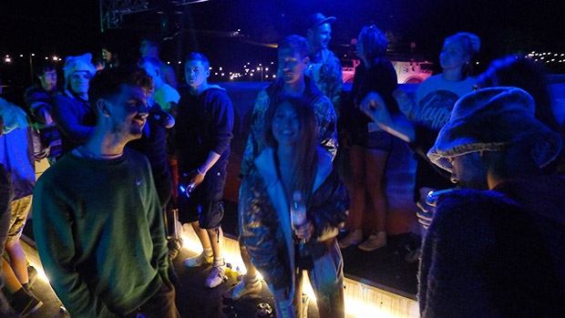 Night photos from Boomtown Fair festival 2013 at The Bowl, Matterley Estate, nr. Winchester, Hampshire with music, theatre, comedy and art, Thursday 8th -Sunday 11th August 2013