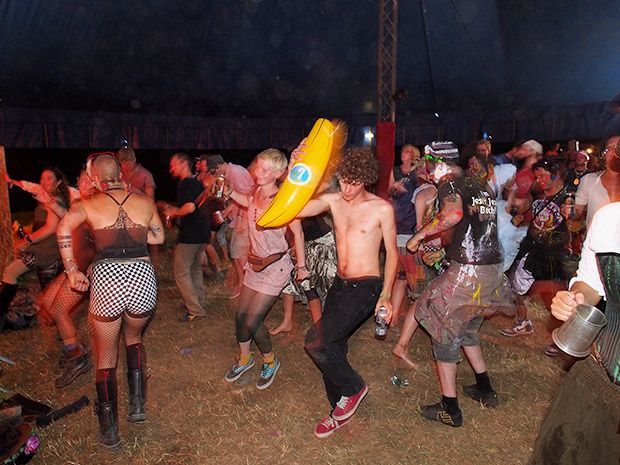 Night photos from Boomtown Fair festival 2013 at The Bowl, Matterley Estate, nr. Winchester, Hampshire with music, theatre, comedy and art, Thursday 8th -Sunday 11th August 2013