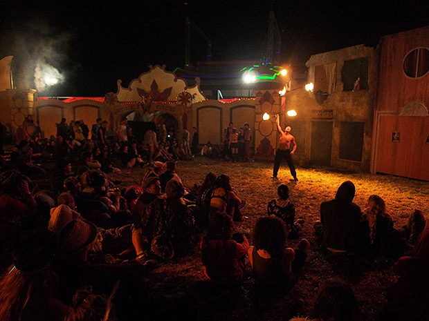 Night photos from Boomtown Fair festival 2013 at The Bowl, Matterley Estate, nr. Winchester, Hampshire with music, theatre, comedy and art, Thursday 8th -Sunday 11th August 2013