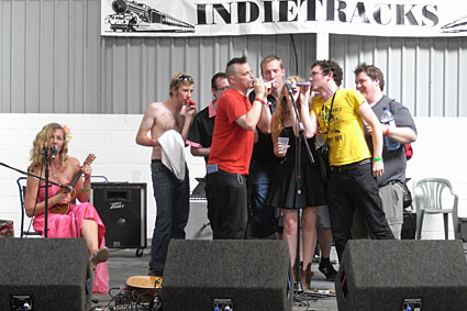 Indietracks indiepop festival, Midland Railway, Butterley and Swanwick, England, July 2008