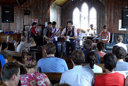 Indietracks indiepop festival, Midland Railway, Butterley and Swanwick, England, July 2008