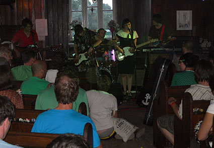Indietracks indiepop festival, Midland Railway, Butterley and Swanwick, England, July 2008