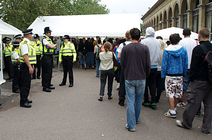 Strawberry Fair, Cambridge. Police harassment galore.