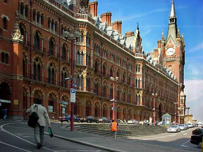 St Pancras Station, May 2001 London UK