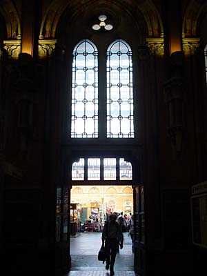 Booking Hall, St Pancras station London UK