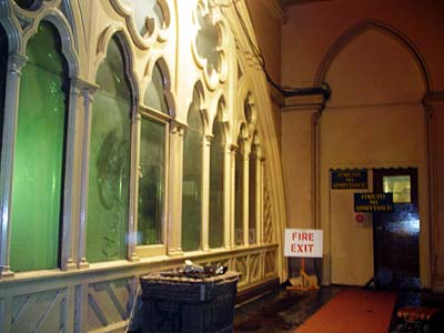First floor connecting walkway, Midland Grand, St Pancras, Euston Road, London UK