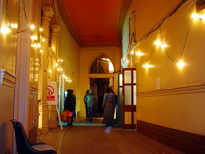 Walkway to Ladies Smoking Room, first floor, Midland Grand, St Pancras, Euston Road, London UK