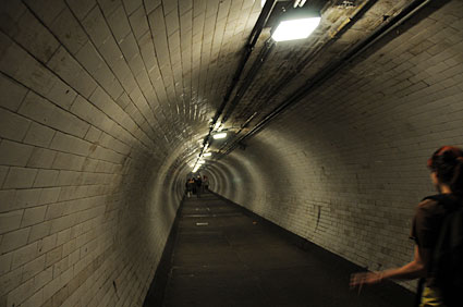 Greenwich Tunnel & Canary Wharf