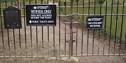Women only bathing pool, Hampstead Heath, north London, England