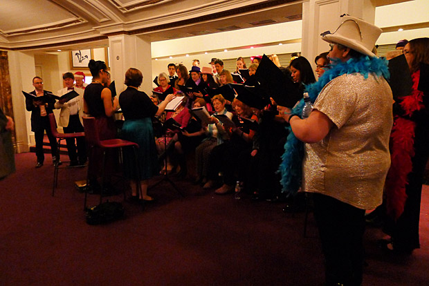 Chaos and fun at John Cage's Musicircus at ENO English National Opera, Charing Cross London, 3rd March 2012