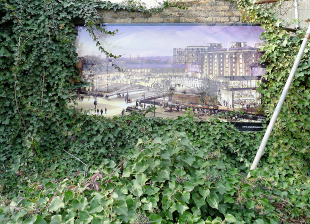 Photos of King's Cross Central redevelopment and Regent's Canal, central London, 10th April 2012