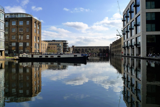 Photos of King's Cross Central redevelopment and Regent's Canal, central London, 10th April 2012