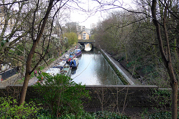 Photos of King's Cross Central redevelopment and Regent's Canal, central London, 10th April 2012